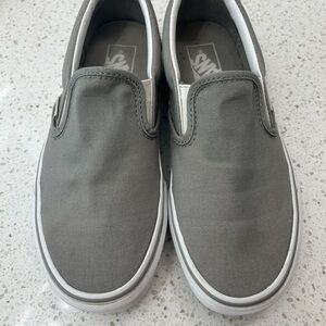 Vans Gray Loafers